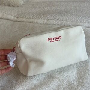 Shiseido beauty Pouches (Cream Canvas)